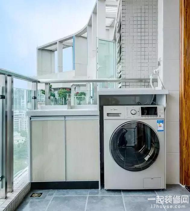 90㎡蓝白色为主，给你清新洁白的家