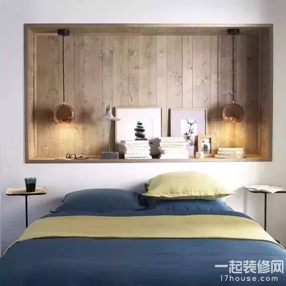 小户型的卧室很适合做成这样的，储物空间多又好看