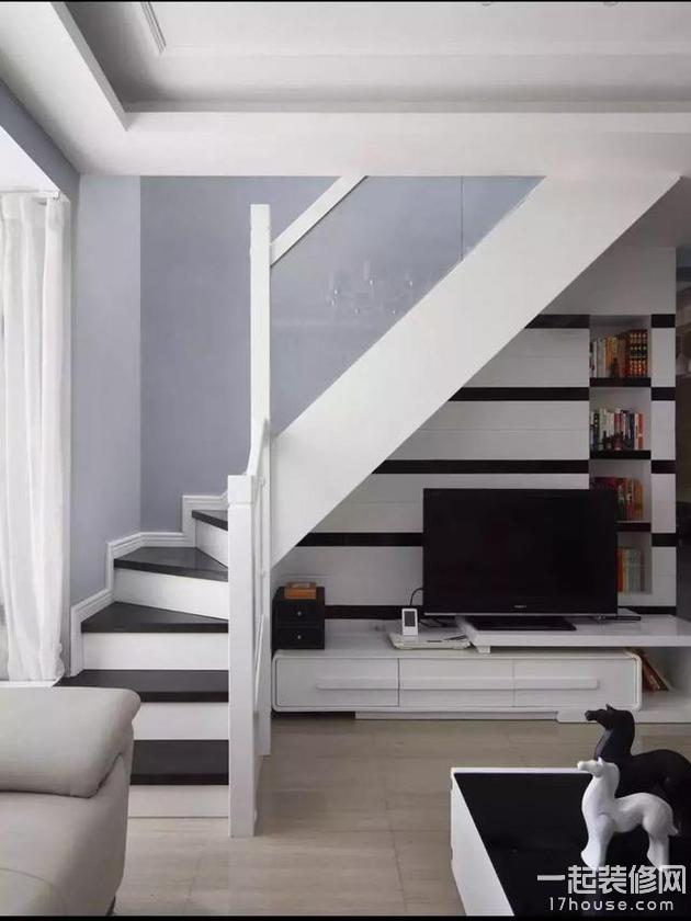 把楼梯这个角落给设计得好看一些小户型也会更有格调